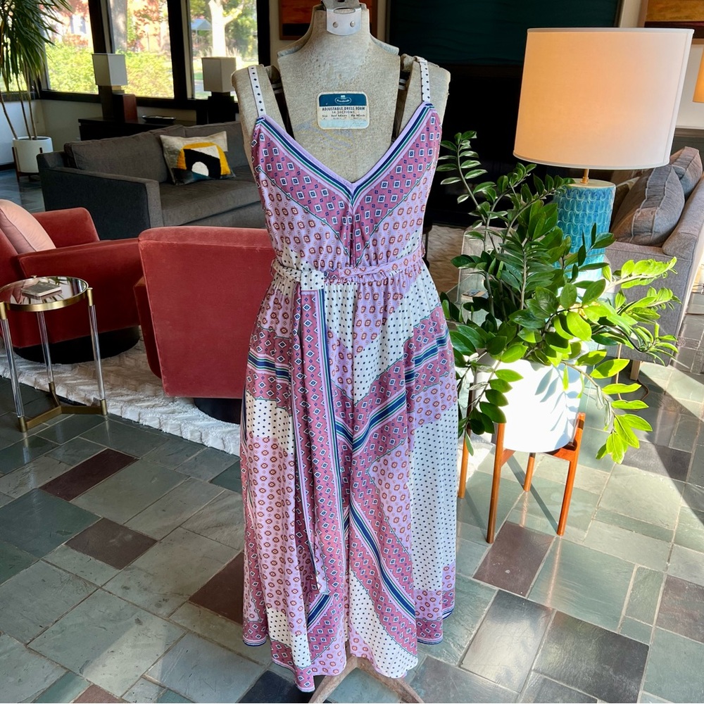 XiRENA Karolina silk/cotton handkerchief midi slip dress in size XS. 💜💙